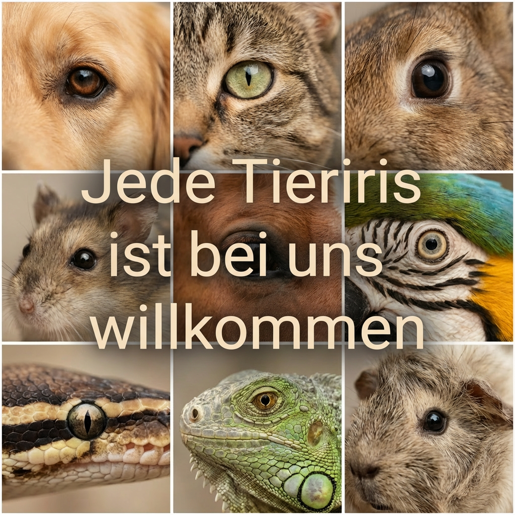 Tier-Iris Schmuck für Hunde, Katzen, Pferde und weitere Haustiere – jede Iris individuell verewigt