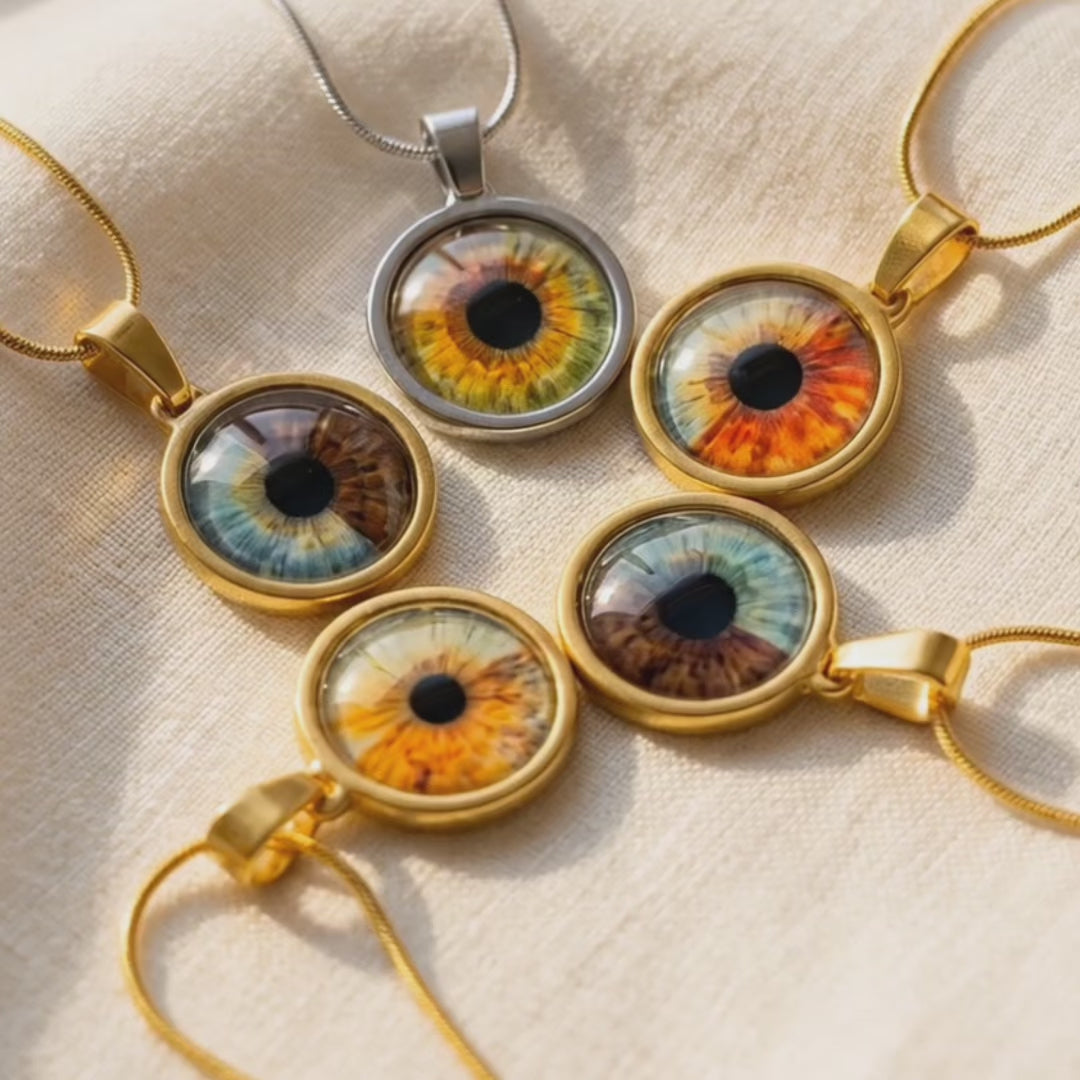 Auralie - personalized iris jewelry. Necklaces, bracelets & more.